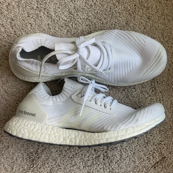 adidas Shoes - Adidas Knit Ultraboost Triple White
